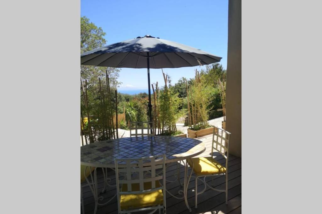 Gite Independant Dans Villa Entre Mer Et Maquis Sisco Exterior foto